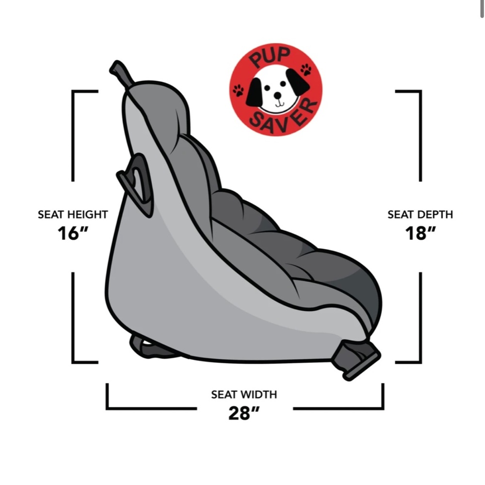 Pup Saver Original Dog Car seat - Picture 3 of 6